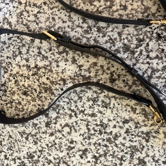 Coach Black and Brown Shoulder Bag with Gold Accents - Picture 12 of 13